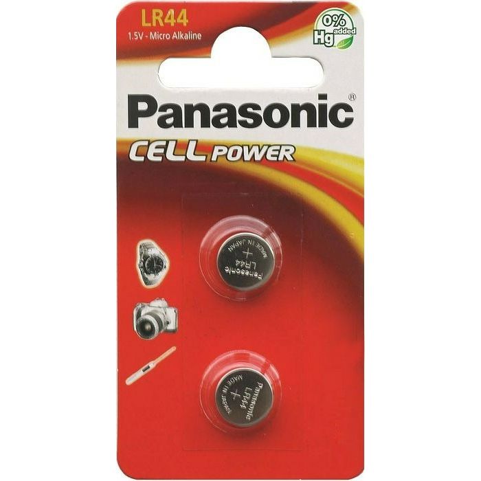 Baterije Panasonic Micro Alkaline LR44, 2 komada, LR-44EL/2B