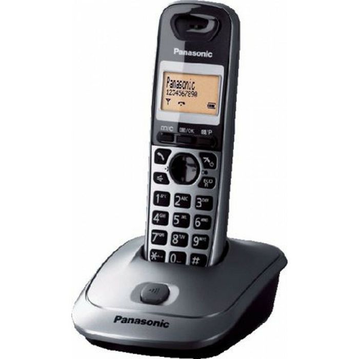 Bežični telefon Panasonic KX-TG2511FXM, sivi