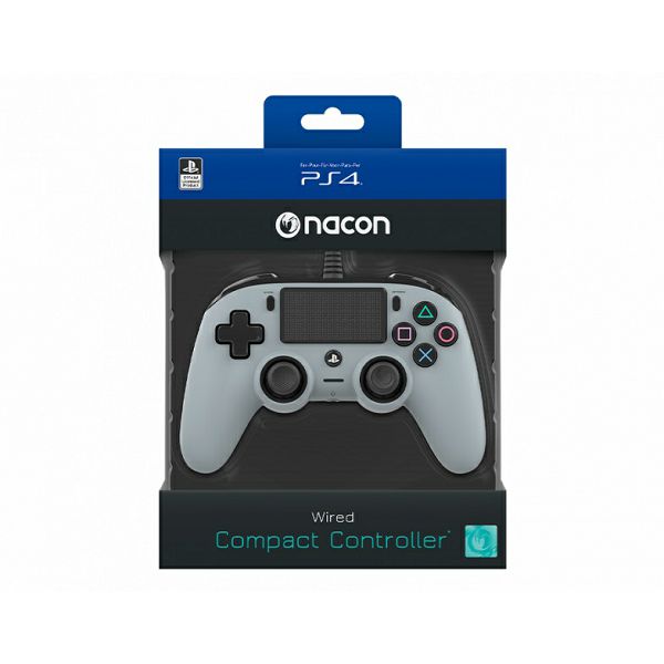 Kontroler Nacon Compact, žičani, PC, PS4, Gray