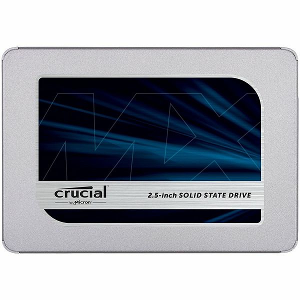 SSD Crucial MX500, 2.5", 500GB, SATA3 6Gb/s, R560/W510