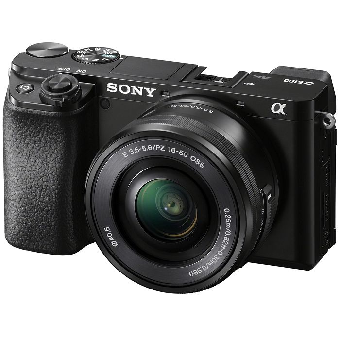 Digitalni fotoaparat Sony Alpha 6100, ILCE-6100YB, mirrorless + E PZ 16-50mm f/3.5-5.6 OSS + E 55-210mm f4.5-6.3 OSS