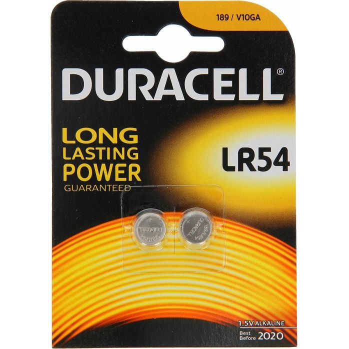 Baterije Duracell LR54, 2 komada - 5000394052550