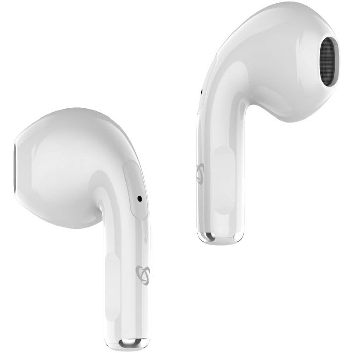 Slušalice SBOX EB-TWS18, bežične, bluetooth, mikrofon, in-ear, bijele