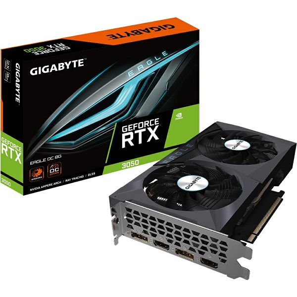 Grafička Gigabyte GeForce RTX3050 Eagle OC, 8GB GDDR6