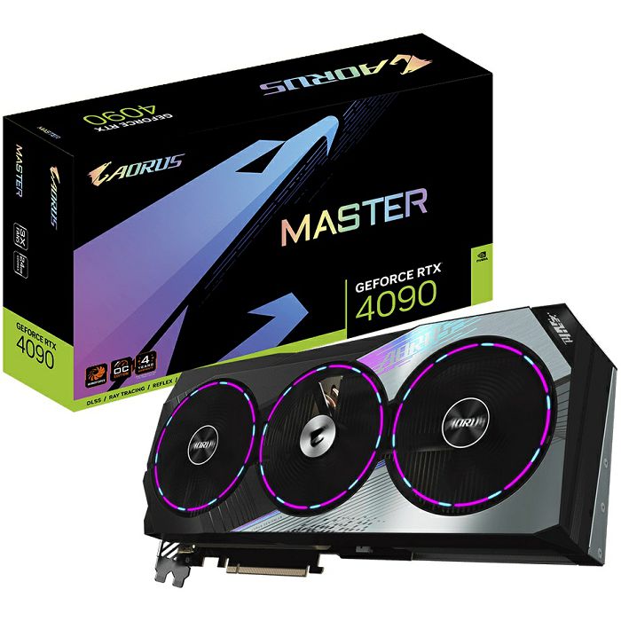Grafička Gigabyte GeForce RTX4090 Aorus Master, 24GB GDDR6X