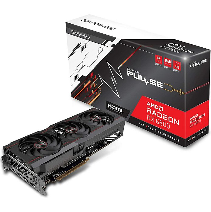 Grafička Sapphire Pulse AMD Radeon RX6800, 16GB GDDR6