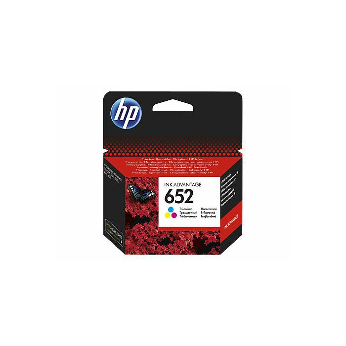 Tinta HP F6V24AE, No.652, Tri-color