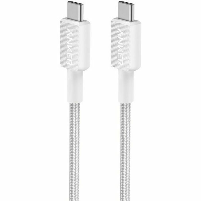 Kabel Anker 322, USB-C (M) na USB-C (M), 1.8m, pleteni, bijeli