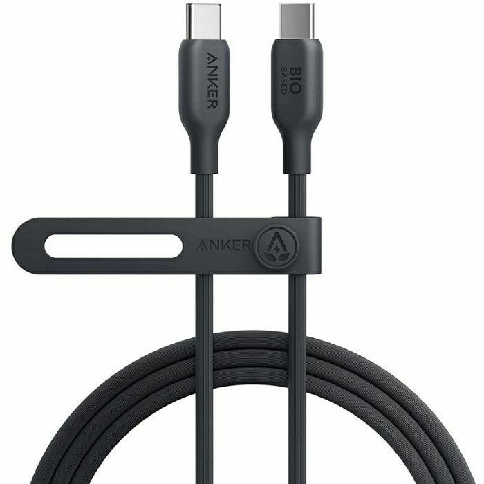 Kabel Anker 543 Bio, USB-C (M) na USB-C (M), 1.8m, crni