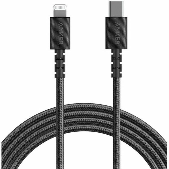 Kabel Anker PowerLine Select+, USB-C (M) na Lightning (M), pleteni, 1.8m, crni