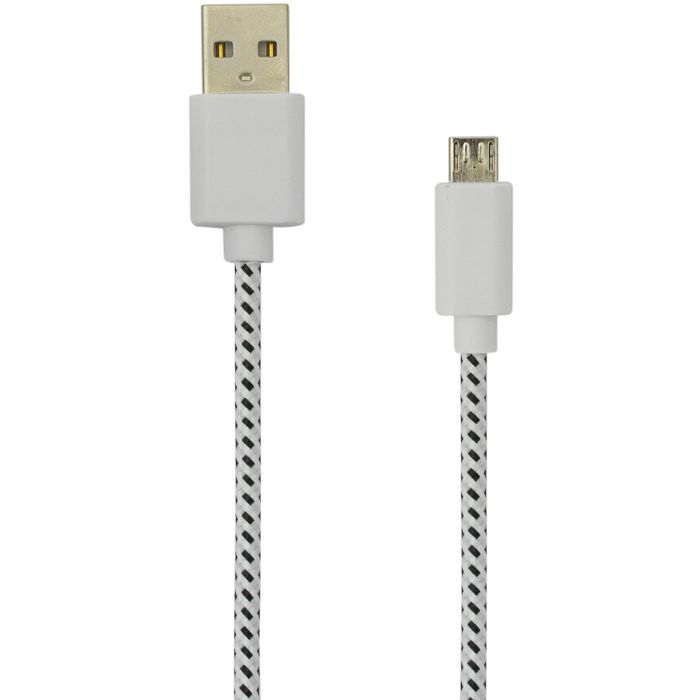 Kabel SBOX USB-1031W, USB-A (M) na Micro USB (M), 1.0m, bijeli