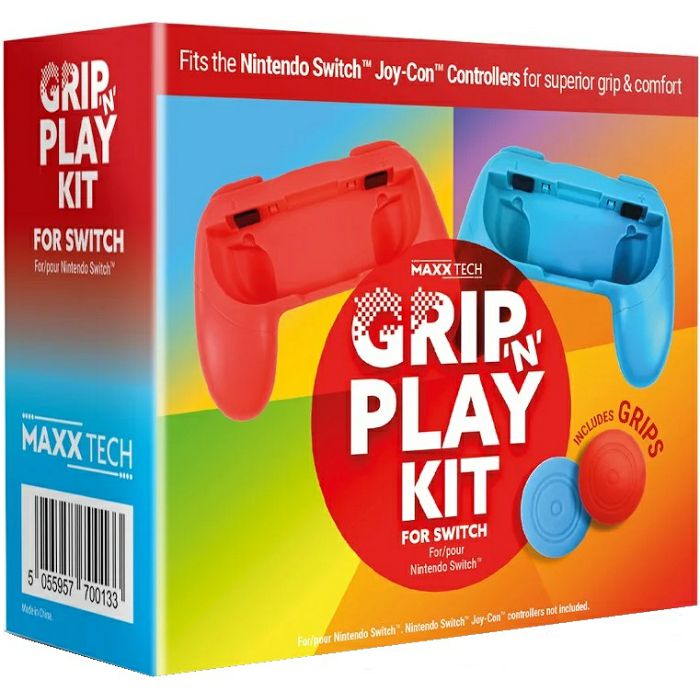 Kućište za kontroler Maxx Tech Grip 'n' Play Kit, za Nintendo Switch