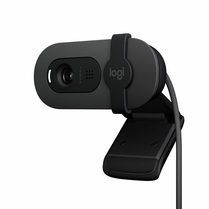 Web kamera Logitech Brio 100, Full HD, 1080p 30fps, 2MP, crna
