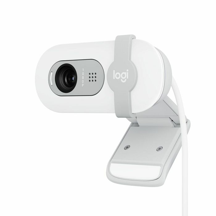 Web kamera Logitech Brio 100, Full HD, 1080p 30fps, 2MP, bijela