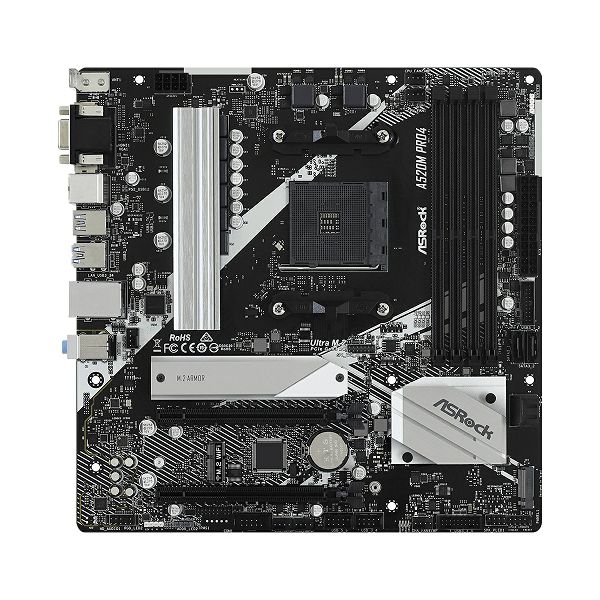 Matična ploča ASRock A520M Pro4, AMD AM4, Micro ATX