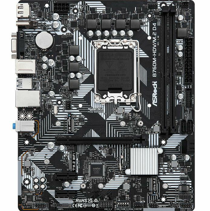 Matična ploča ASRock B760M-HDV M.2 D4, Intel LGA1700, Micro ATX