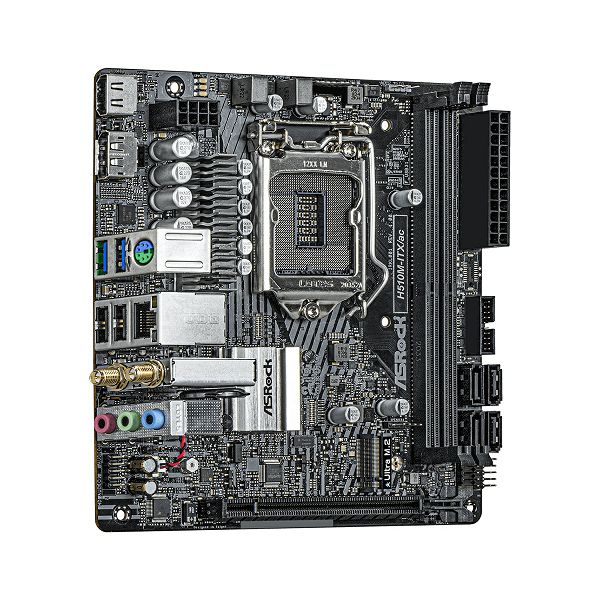 Matična ploča ASRock H510M-ITX/ac, Intel LGA1200, WiFi, Bluetooth, Mini ITX