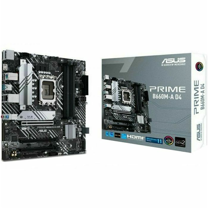 Matična ploča Asus Prime B660M-A D4 DDR4, Intel LGA1700, Micro ATX
