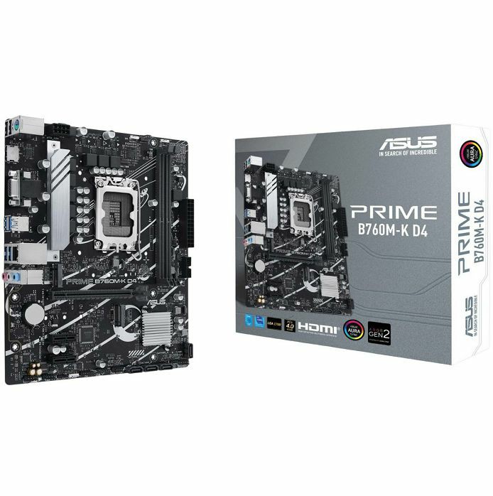 Matična ploča Asus Prime B760M-K D4 DDR4, Intel LGA1700, Micro ATX