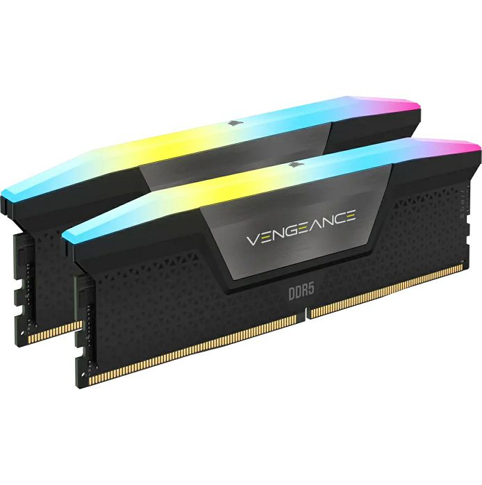 Memorija Corsair Vengeance RGB, 32GB (2x16GB) DDR5, 5600MHz, CL36