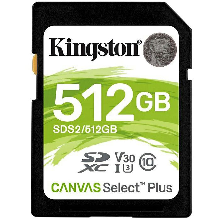 Memorijska kartica Kingston Canvas Select Plus, SDXC, HC Class 10, 512GB