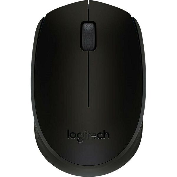 Miš Logitech M171, bežični, crni