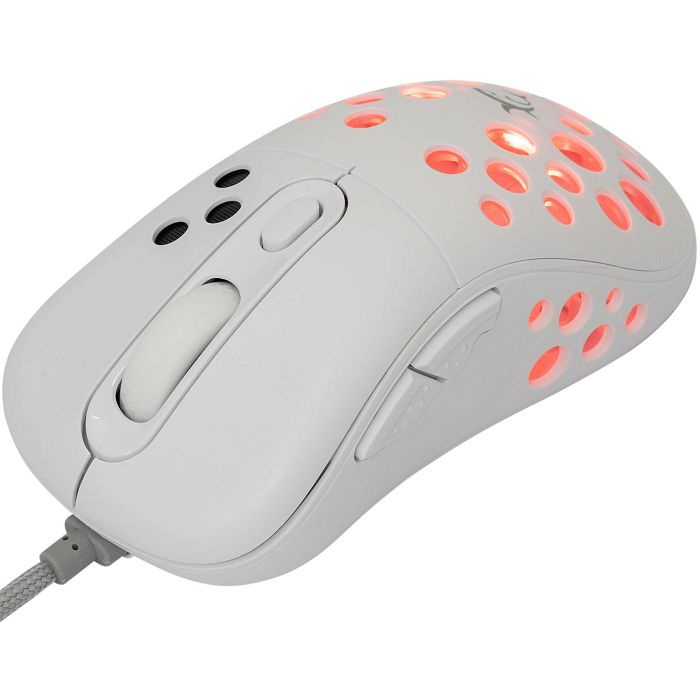 Miš White Shark GM-5013 Azrael, žičani, gaming, 12800DPI, RGB , bijeli