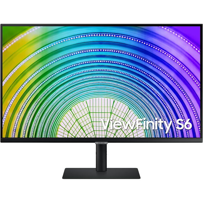 Monitor Samsung 32" ViewFinity S6 LS32A600UUPXEN, VA, AMD FreeSync 75Hz, HDR10, HDMI, DP, 3xUSB 3.0, USB-C, RJ45, 2K