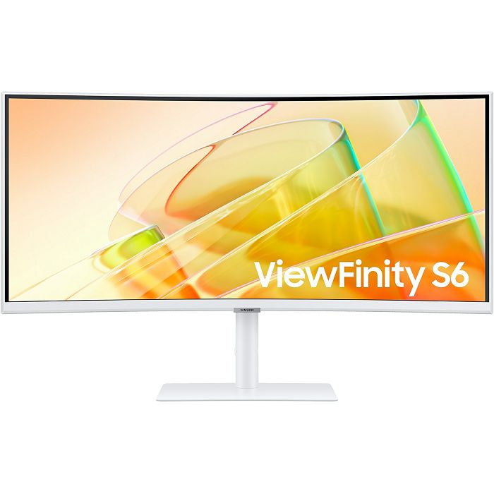 Monitor Samsung 34" ViewFinity S6, LS34C650TAUXEN, VA, AMD FreeSync 100Hz, HDR10, HDMI, DP, 2xUSB 3.0, 2xUSB-C, RJ45, Zvučnici, Zakrivljeni 1000R, 3440x1440
