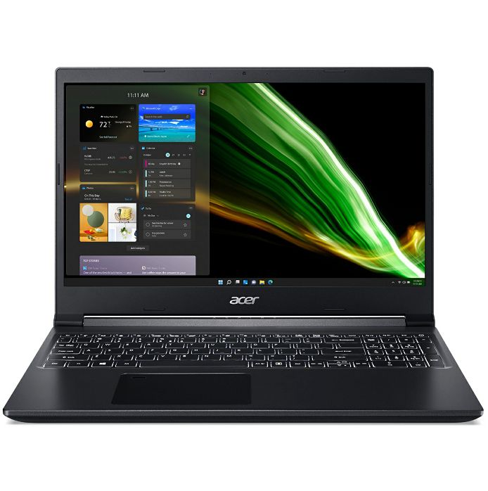 Notebook Acer Aspire Gaming 7, NH.QHDEX.00H, 15.6" FHD IPS, AMD Ryzen 7 5825U up to 4.5GHz, 16GB DDR4, 512GB NVMe SSD, NVIDIA GeForce RTX3050 4GB, no OS, Jamstvo:2-fizička/1-pravna