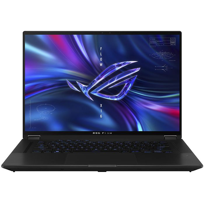 Notebook Asus Gaming ROG Flow X16, GV601VU-NL029X, 16" QHD+ 240Hz Touch, Intel Core i9 13900H up to 5.4GHz, 16GB DDR5, 1TB NVMe SSD, NVIDIA GeForce RTX4050 6GB, Win 11 Pro, 2 god