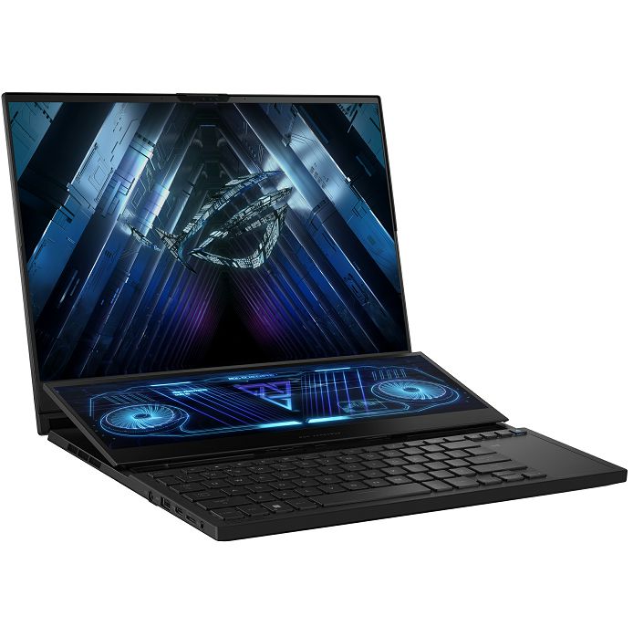 Notebook Asus Gaming ROG Zephyrus Duo 16, GX650RW-LO129X, 16" QHD+ IPS HDR 165Hz, AMD Ryzen 9 6900HX up to 4.9GHz, 32GB DDR5, 1TB NVMe SSD, NVIDIA GF RTX3070Ti 8GB, Win 11 Pro, 2 god