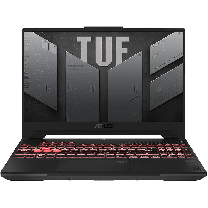 Notebook Asus Gaming TUF A15, FA507RC-HN056, 15.6" FHD IPS 144Hz, AMD Ryzen 7 6800HS up to 4.7GHz, 16GB DDR5, 1TB NVMe SSD, NVIDIA GeForce RTX3050 4GB, no OS, 2 god