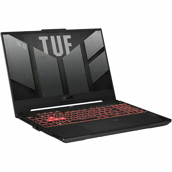 Notebook Asus Gaming TUF A15, FA507UI-HQ029, 15.6" FHD IPS 165Hz, AMD Ryzen 9 8940HS up to 5.2GHz, 32GB DDR5, 1TB NVMe SSD, NVIDIA GeForce RTX4070 8GB, no OS, 2 god