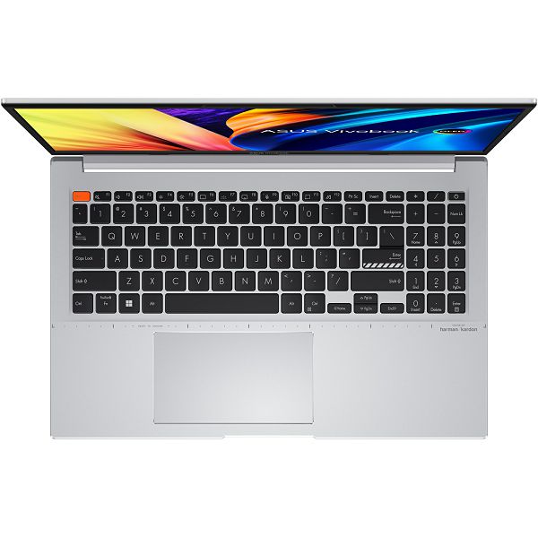 Notebook Asus Vivobook S15 OLED, M3502QA-OLED-MA522W, 15.6" 2.8K OLED 120Hz, AMD Ryzen 5 5600H up to 4.2GHz, 16GB DDR4, 512GB NVMe SSD, AMD Radeon Graphics, Win 11, 2 god