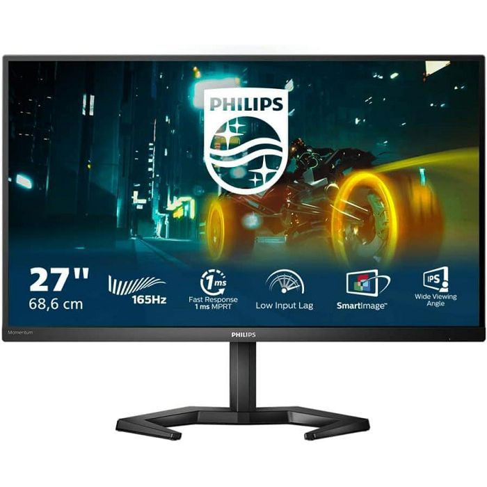 Monitor Philips 27" 27M1N3200ZS, IPS, gaming, AMD FreeSync Premium 165Hz, 1ms, 2xHDMI, DP, Full HD