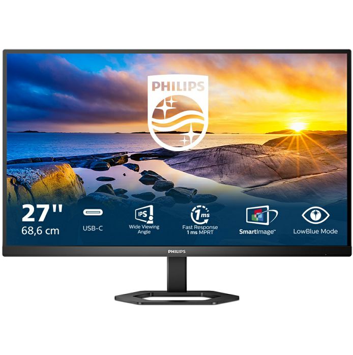 Monitor Philips 27" 27E1N5300AE, IPS, gaming, AMD FreeSync 75Hz, 1ms, HDMI, DP, 4xUSB 3.2, Zvučnici, Full HD