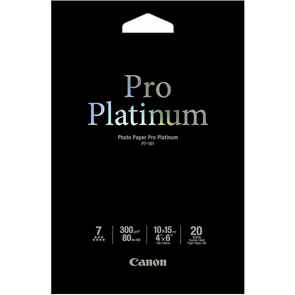 Foto papir Canon Pro Platinum Photo PT101, 10x15, 20 listova