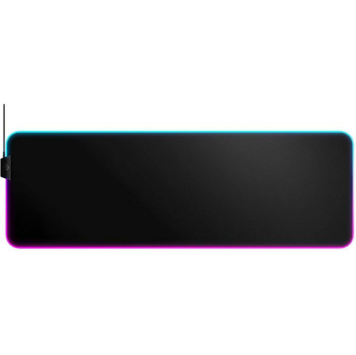 Podloga za miš SteelSeries QcK Prism Cloth, gaming, xl 900x300mm, RGB, crna
