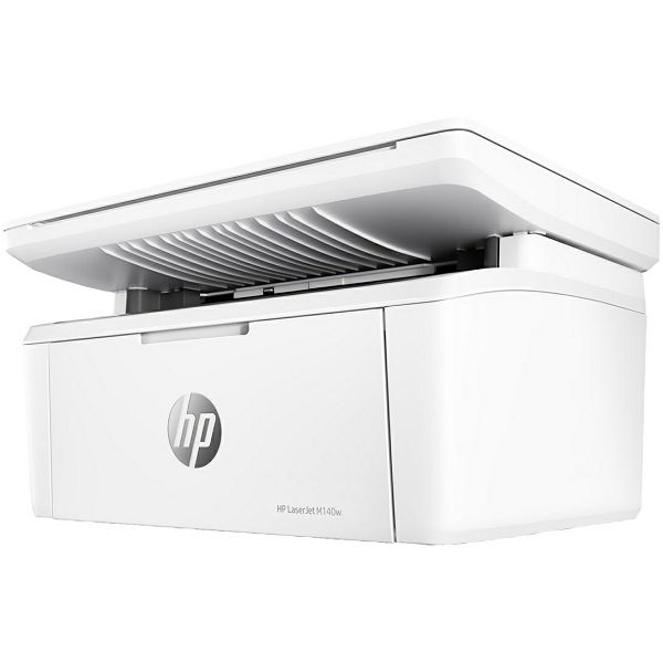 Printer HP LaserJet M140w, 7MD72F, crno-bijeli ispis, kopirka, skener, USB, WiFi, A4
