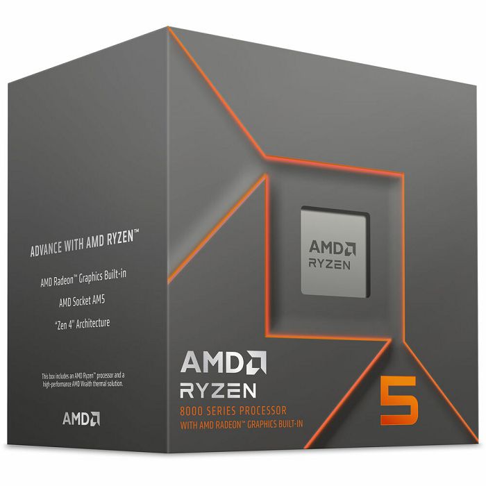 Procesor AMD Ryzen 5 8500G (6C/12T, up to 5.0GHz, 16MB, AM5), 100-100000931BOX