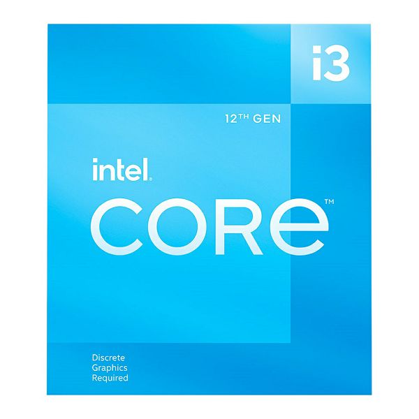 Procesor Intel Core i3-12100F (4C/8T, up to 4.3GHz, 12MB, LGA1700), BX8071512100F
