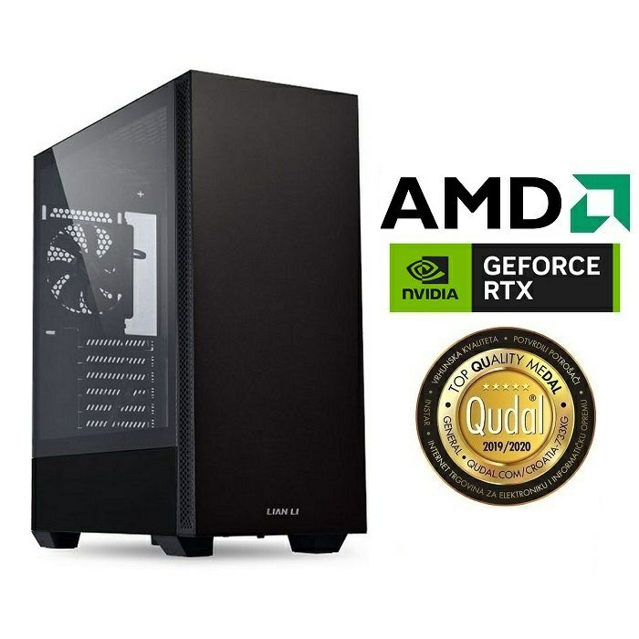 Računalo INSTAR Gamer Odin, AMD Ryzen 7 5800X up to 4.7GHz, 16GB DDR4, 1TB NVMe SSD, NVIDIA GeForce RTX3070 8GB, no ODD, 5 god jamstvo