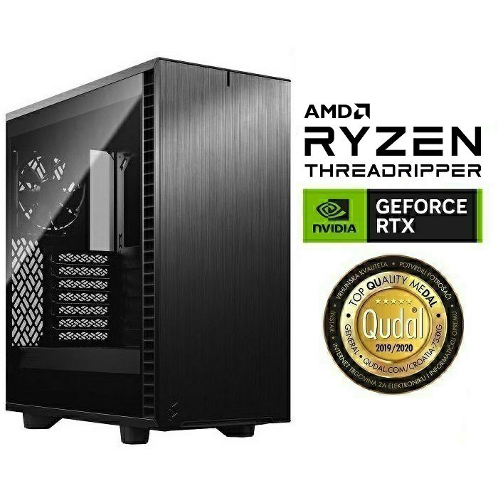 Računalo INSTAR Workstation, AMD Ryzen Threadripper 7960X up to 5.3GHz, Vodeno hlađenje, 64GB DDR5, 2TB NVMe SSD, NVIDIA GeForce RTX5000 ADA 32GB, No ODD, 5 god jamstvo
