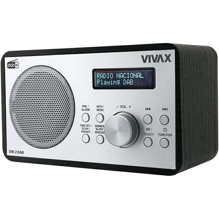 Radio Vivax Vox DW-2 DAB, 10W, crni