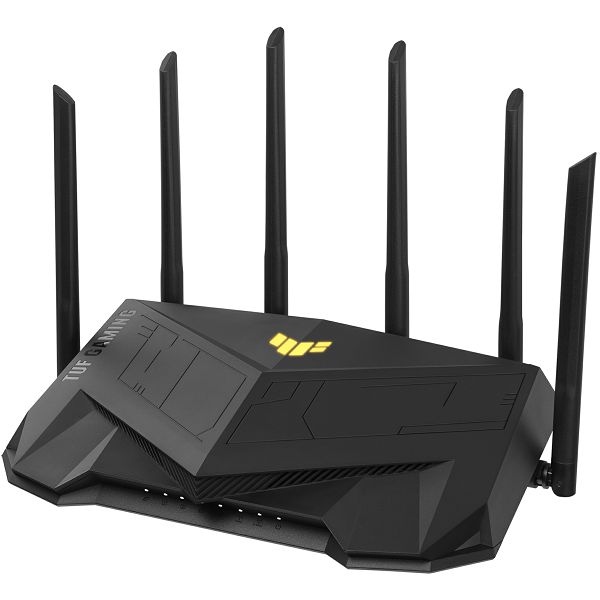 Router Asus TUF Gaming AX5400, AX5400, WiFi 6, Dual band 2.4GHz/5GHz, 1×WAN, 4×LAN