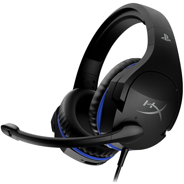 Slušalice HyperX Cloud Stinger, HX-HSCSS-BK/EM, žičane, gaming, mikrofon, over-ear, PC, PS4, PS5, crno-plave