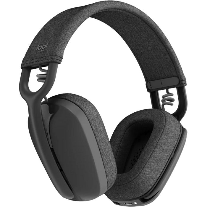Slušalice Logitech Zone Vibe 100, bežične, bluetooth, mikrofon, on-ear, Graphite 