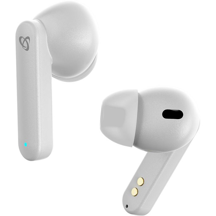 Slušalice SBOX EB-TWS72, bežične, bluetooth, mikrofon, in-ear, bijele