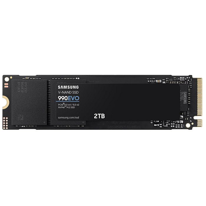 SSD Samsung 990 Evo, 2TB, M.2 NVME PCIe Gen4, R5000/W4200